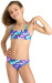 Girl's swimsuit Arena Tie and Dye Bikini Top Girls Navy