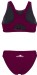 Women's swimwear Aquafeel Racerback Bordeaux