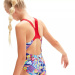 Women's swimwear Speedo Digital Allover Splashback True Navy/Fed Red/Blue Flame/Violet/Yellow