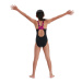 Girl's swimsuit Speedo HyperBoom Splice Muscleback Girl Black/Electric Pink/Ecstatic