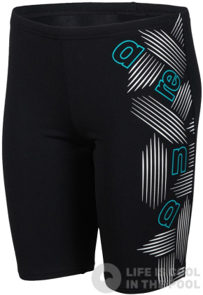 Boy's swimsuit Arena Boys Swim Jammer Graphic Black