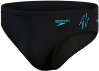 Men's swimsuit Speedo Hyper Boom Splice Brief Black/Bolt