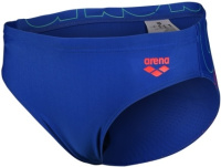 Boy's swimsuit Arena Boys Swim Brief Graphic Royal/Fluo Red