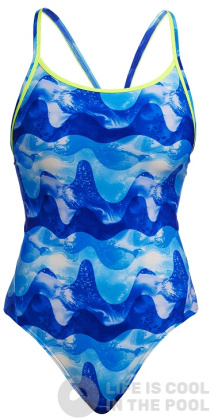 Women's swimwear Funkita Dive In Diamond Back One Piece