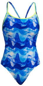 Women's swimwear Funkita Dive In Diamond Back One Piece