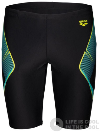 Men's swimsuit Arena My Crystal Swim Jammer Black