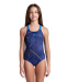 Girl's swimsuit Arena Girls Galactics Swimsuit Swim Pro Back Navy/Blue River