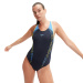 Speedo Placement Laneback True Navy/Curious Blue/Lemon Drizzle