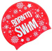 BornToSwim SNOWFLAKES Silicone Cap