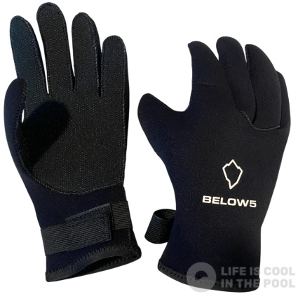 Below5 Neoprene Gloves Black 