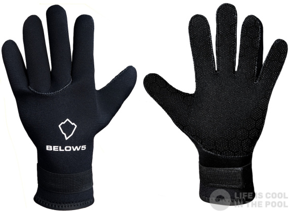 Below5 Neoprene Gloves Black