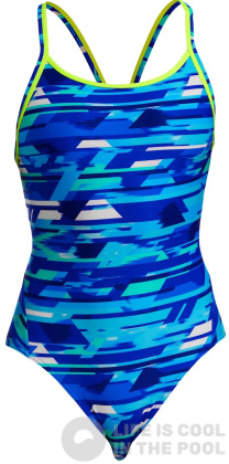 Funkita Pace Racer Diamond Back One Piece Girls