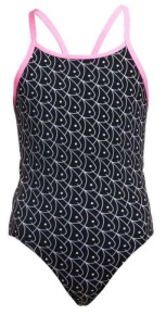 Funkita Summer Fish Diamond Back One Piece Girls