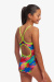 Funkita Stroked Diamond Back One Piece Girls