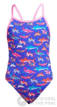 Funkita Doggie Paddle Single Strap One Piece Girls