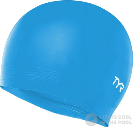 Tyr Latex Swim Cap Light blue